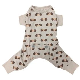 Fashion Pet Hedgehog Dog Pajamas Gray - Medium