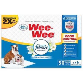 Four Paws Wee-Wee Pads - Febreze Freshness - 50 Count