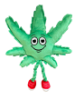 MJ the Weed Leaf 420 Dog Toy