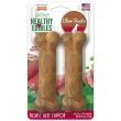 Nylabone Healthy Edibles Wholesome Dog Chews - Roast Beef Flavor - Wolf (2 Pack)