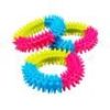 Tri-color rubber prickly ring