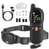 Dog Training Collar with Remote 2624FT 3 Modes Beep Shock Vibration Electric Rechargeable Correction Device IP67 Waterproof Transmitter Receiver for d