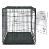 42" Pet Kennel Cat Dog Folding Steel Crate Animal Playpen Wire Metal