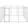 Outdoor Dog Kennel Galvanized Steel 156.3 ft²