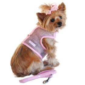 Cool Mesh Dog Harness (Option: Solid PinkX-Small)