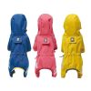 Dog raincoat all-inclusive four-legged waterproof poncho Teddy Bomei rainy pet clothes