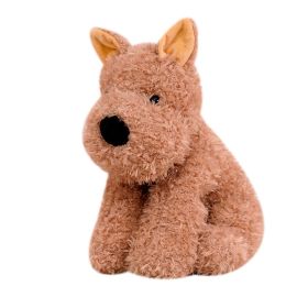 Puppy Dog Stuffed Animals Stuffed Dog Plush Toys (Color: Brown, size: 22cm)